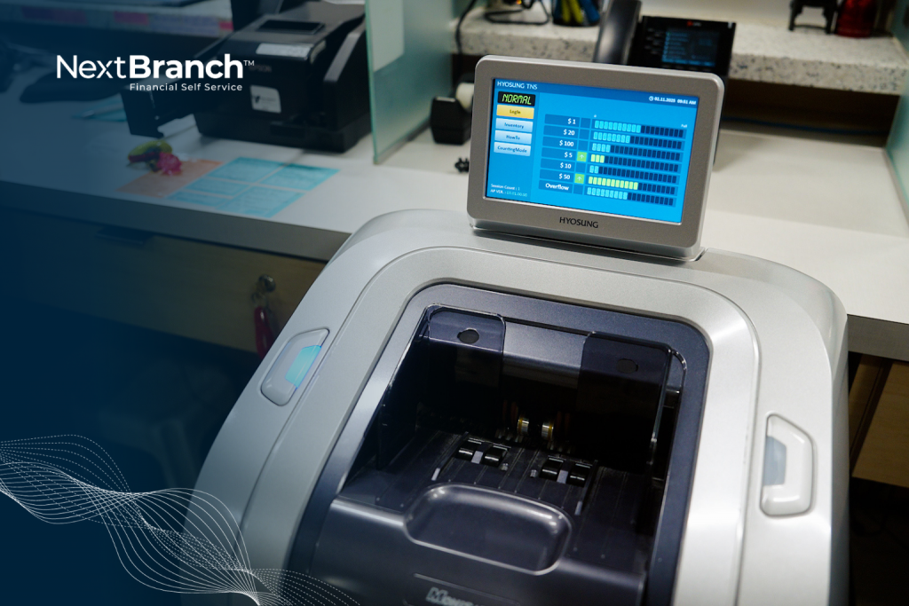 Hyosung TCR improving credit union teller efficiency