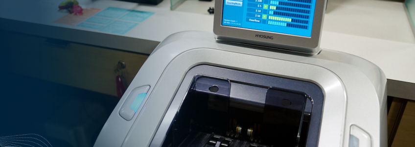 Hyosung TCR improving credit union teller efficiency