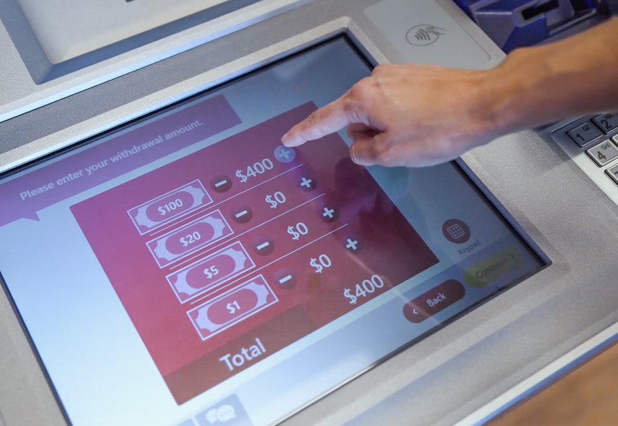 How NextBranch supports branch transformation starting with ATMs and upgrading to full branch capabilities.