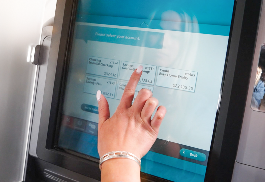 Branch Transformation is self-service banking that includes most traditional teller-line services.